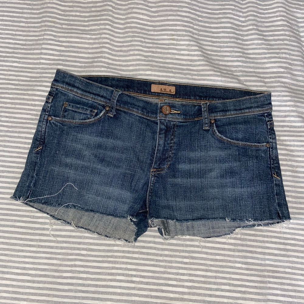 Denim shorts